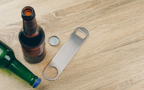 Examples of bottles that need tools to open