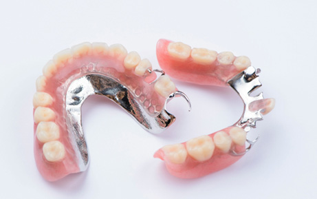 Partial dentures can replace several teeth on an arch