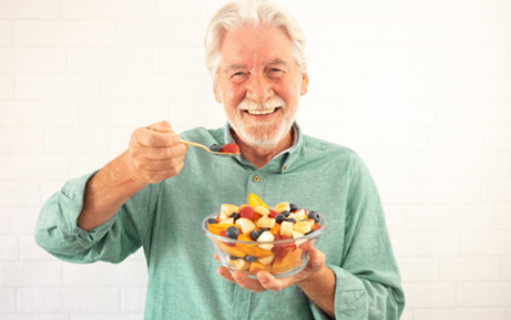 Dentures make it easier to enjoy a more nutritious diet
