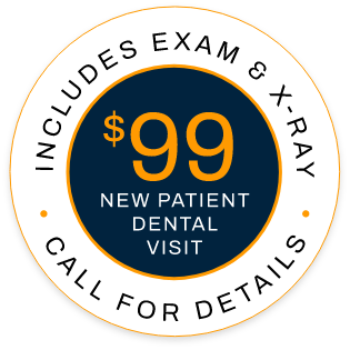$99 New Patient Special stamp