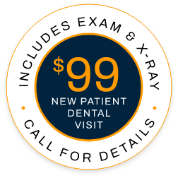 $99 New Patient Special stamp