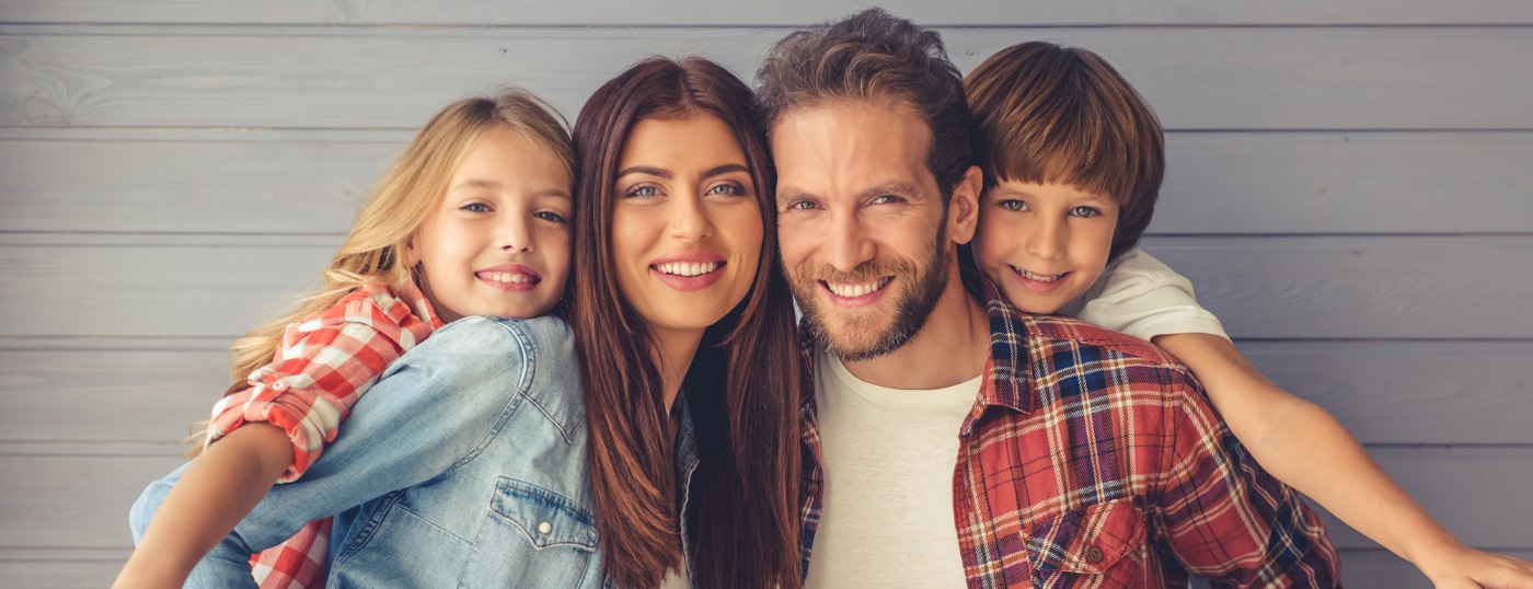 smiling family